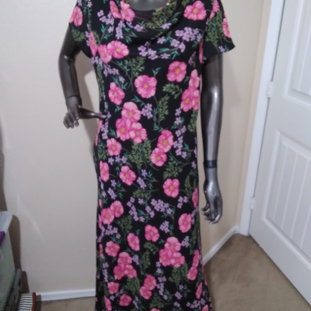 Long floral dress
